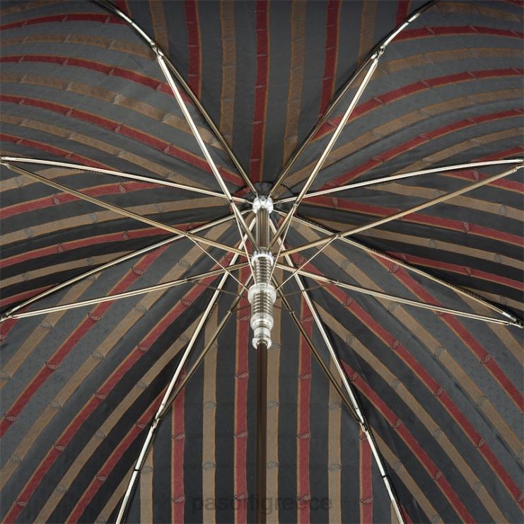 ομπρέλα | PASOTTI 478 5880-1 pu - βιοτεχνική ιταλική ομπρέλα με δερμάτινο χερούλι 2N6B8129 άνδρες